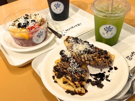 雪ノ糸 メロッフル、クラッキングチョコアサイーボウル