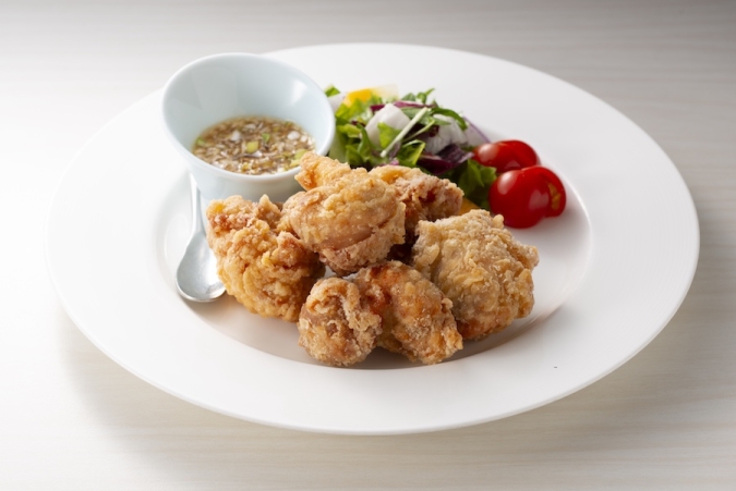 四川飯店 博多 鶏肉の唐揚げ甘酢ソース