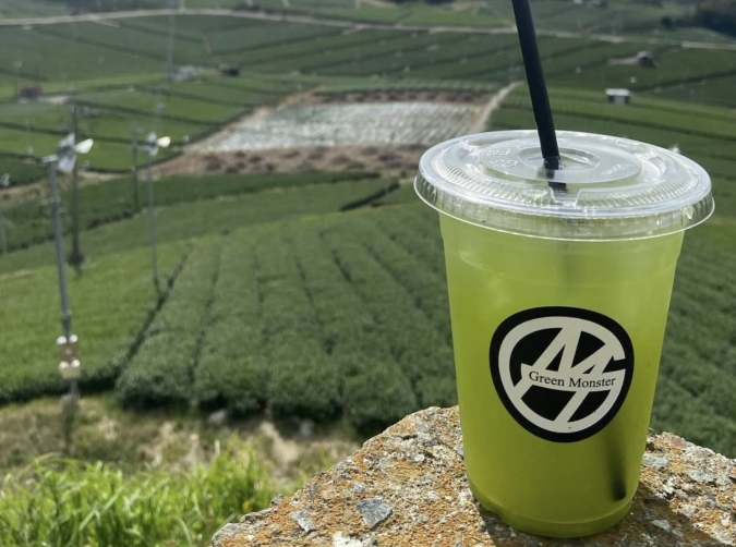 八女大茶園cafe Green Monster　ドリンク