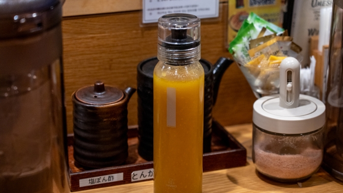 とんかつ わか葉 天神本店 コーンドレッシング