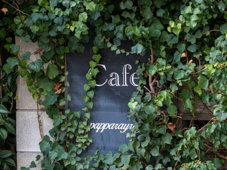 パッパライライ 看板