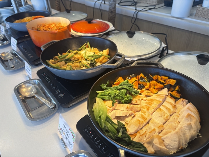 ブルシエール　料理　ホテルマリノアリゾート福岡