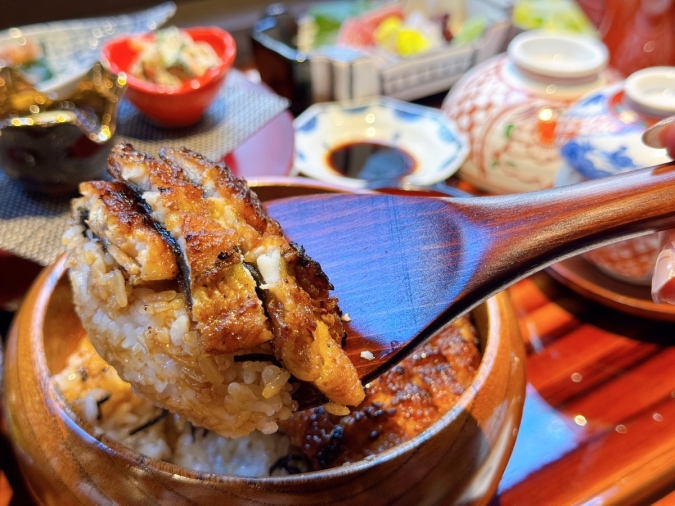 炭焼 うな富士 福岡大名別邸 ひつまぶし