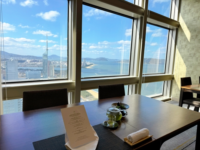 寿司割烹 ともづな 席からの景色