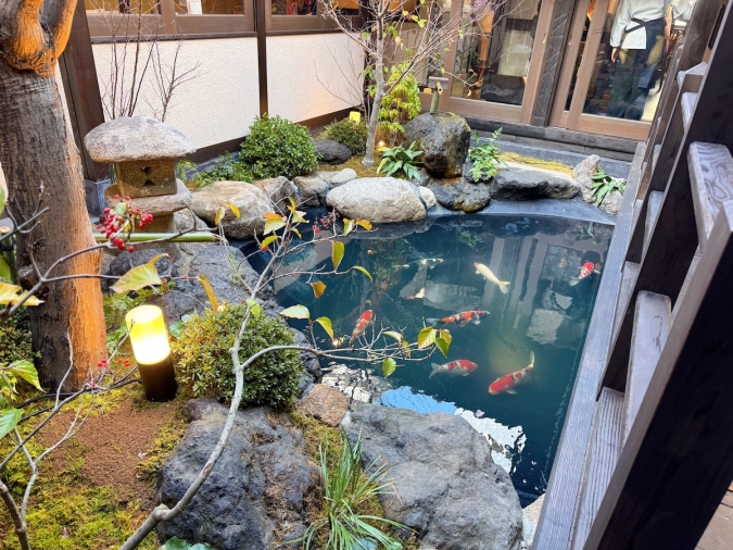 炭焼 うな富士 福岡大名別邸 庭