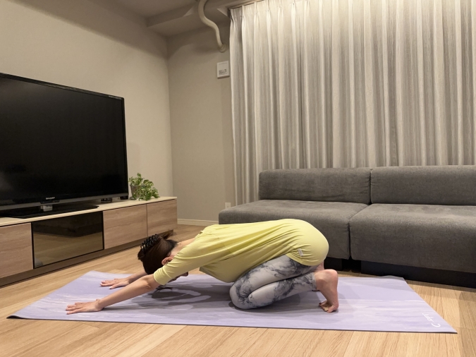 ダウンドッグのポーズ