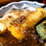 いまここ膳　揚げ卵と肉みそ