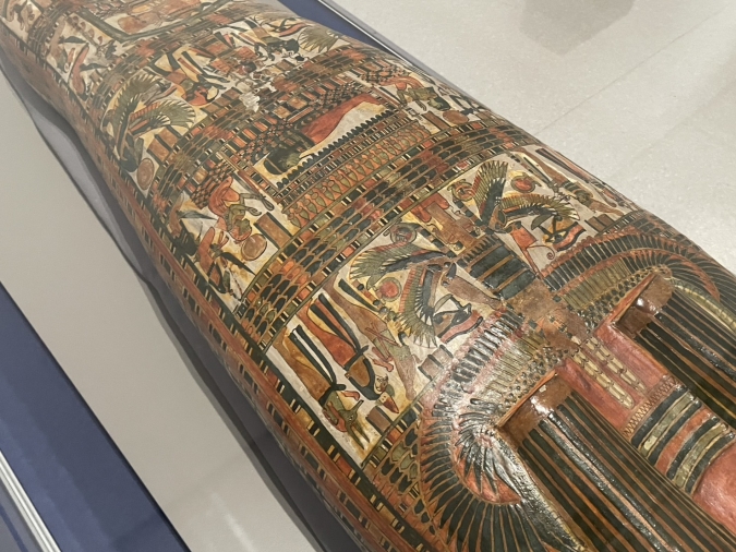 神官ホル(ホルス)のカルトナージュとミイラ ブルックリン博物館所蔵 古代エジプト