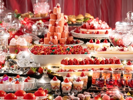 ストロベリー　スイーツ　ビュッフェ　ANAクラウンプラザホテル　福岡