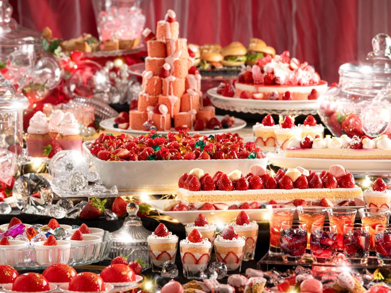 ストロベリー スイーツ ビュッフェ ANAクラウンプラザホテル 福岡