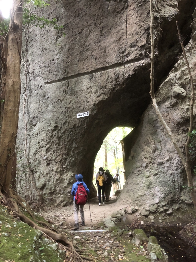 室山熊野神社　岩
