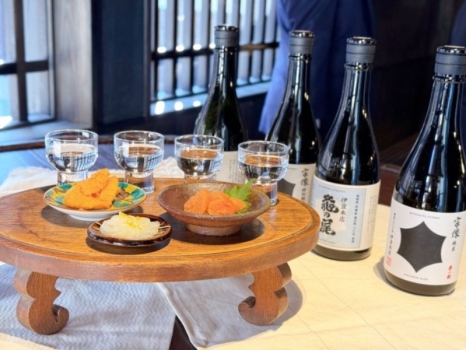 福岡 宗像 酒蔵 伊豆本店　飲み比べ