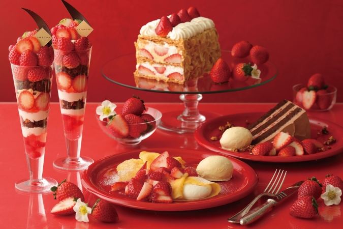 キハチ カフェ ストロベリーフェア