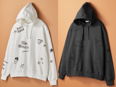 チロルチョコｘLEPSIMコラボ　イラストBIGパーカー