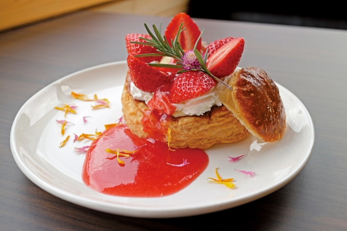 【光の道開運スイーツフェアvol.７】創作旬彩 玄杏／光の道 あまおうミルクパイ