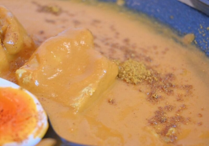 ナッツココ　料理