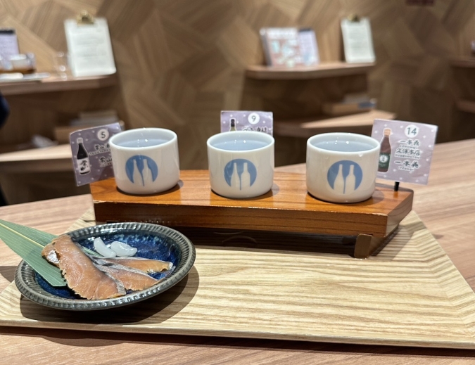 全国有名駅弁とうまいもの大会　福井の地酒3種のみ比べセット・福井のおつまみ