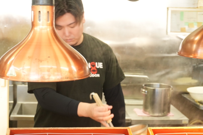 小倉名物肉うどん　いのうえ本店　オーナーさん