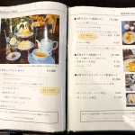 Sarah TEA TIME　メニュー表