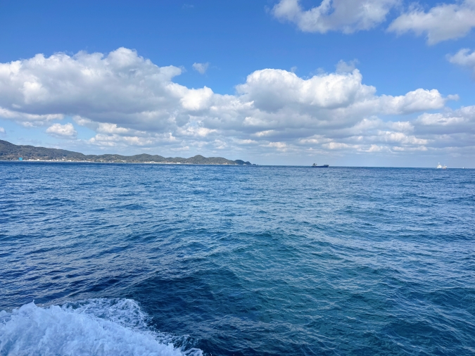 宗像大島リゾート　船からの景色