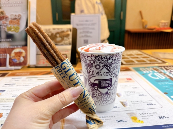 DANNY CHURROS produced by AMAZING COFFEE コーヒーチュロス