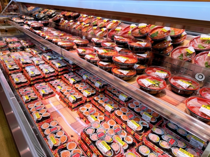 ロピア 長浜店　陳列