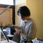 喫茶今日 店主の益満さん