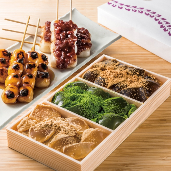 全国有名駅弁とうまいもの大会　わらび餅　京だんご