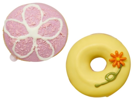 クリスピー・クリーム・ドーナツ　サクラ クリーム　フラワー カスタード