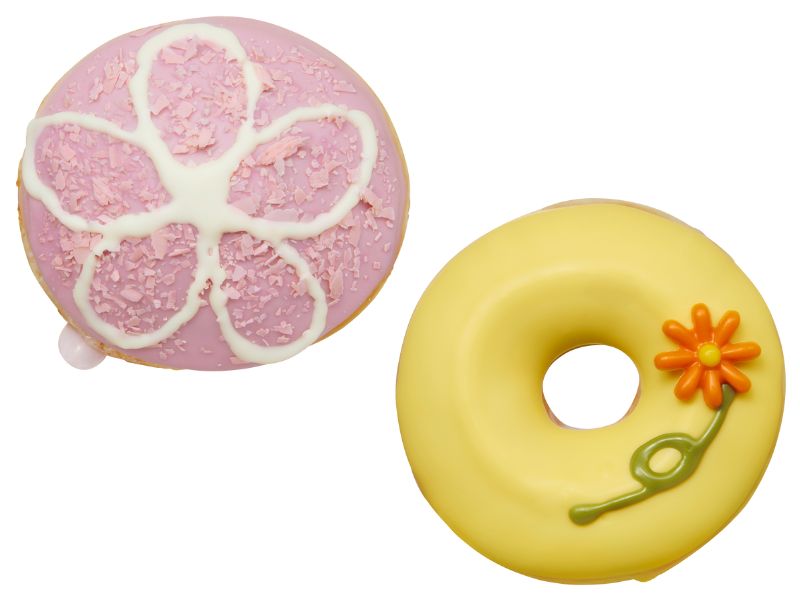 クリスピー・クリーム・ドーナツ　サクラ クリーム　フラワー カスタード