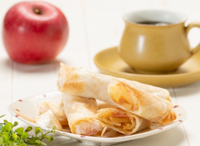 りんごの春巻き レシピ