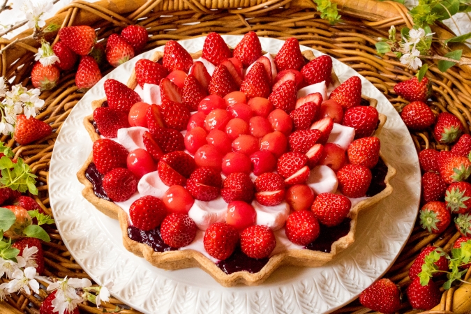 キルフェボン　「結晶型 “ル ガール”クリームチーズムースのタルト ～桜風味～」