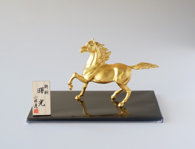 大丸福岡天神店 第二回北陸展 馬置物 曙光