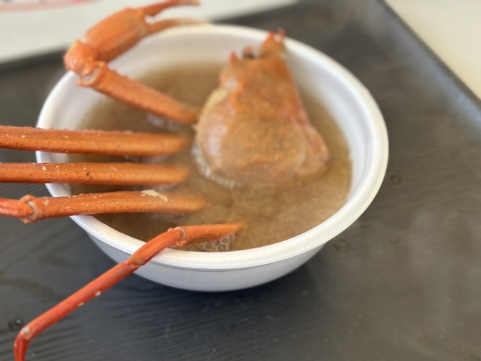 大丸福岡天神店 第二回北陸展 かに汁