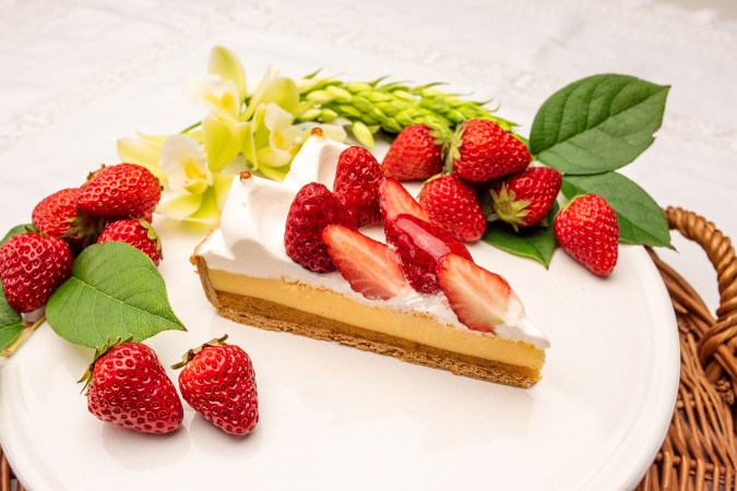 キルフェボン　「イチゴとカスタードプリンのタルト」