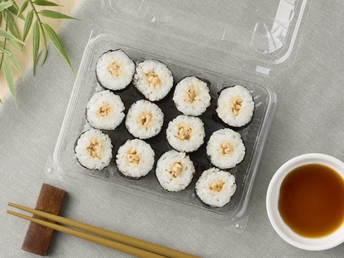 ミニストップ　ひきわり納豆細巻　１２巻