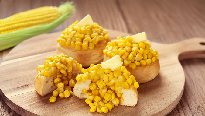 博多阪急「春の北海道物産大会」/【イルマットーネアルル】おぼれとうきびパン