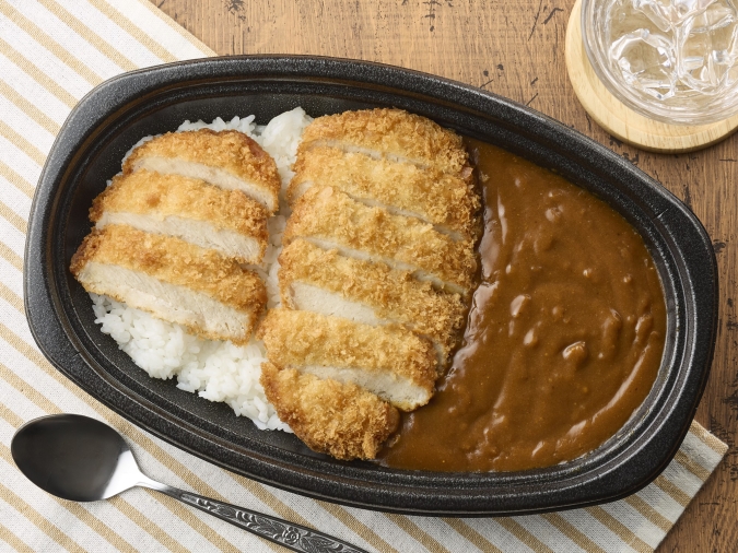 ミニストップ　三元豚ロースのカツカレー　増量