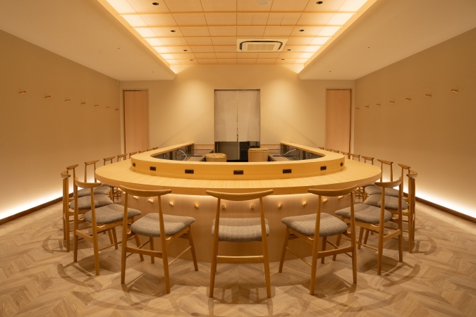 ニシムラ鮨　内装