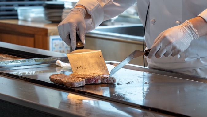 JR九州ステーションホテル小倉 八くら 鉄板焼き