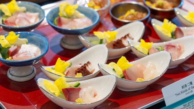 JR九州ステーションホテル小倉 八くら 刺身