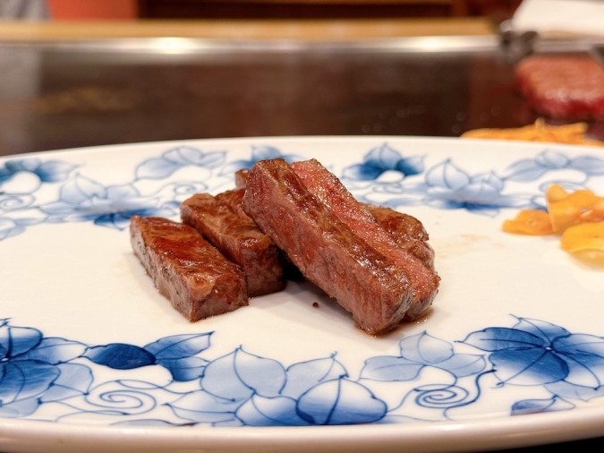 ホテルオークラ福岡 鉄板焼さざんか　サーロイン