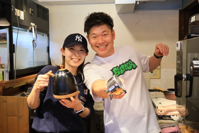 TJ'S COFFEE HOUSE　オーナーご夫婦