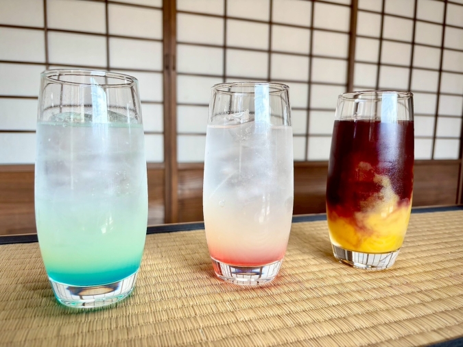 旧松崎宿旅籠油屋カフェ　ドリンク