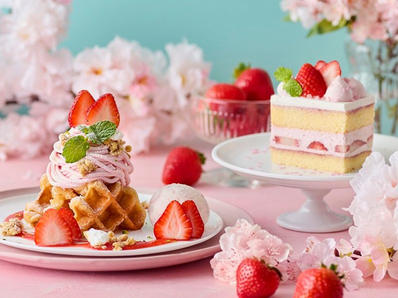 アフタヌーンティー・ティールーム「桜といちご、春限定スイーツ＆ティー」