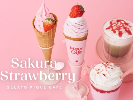 ジェラート ピケ カフェ　“Sakura＆Strawberry”商品
