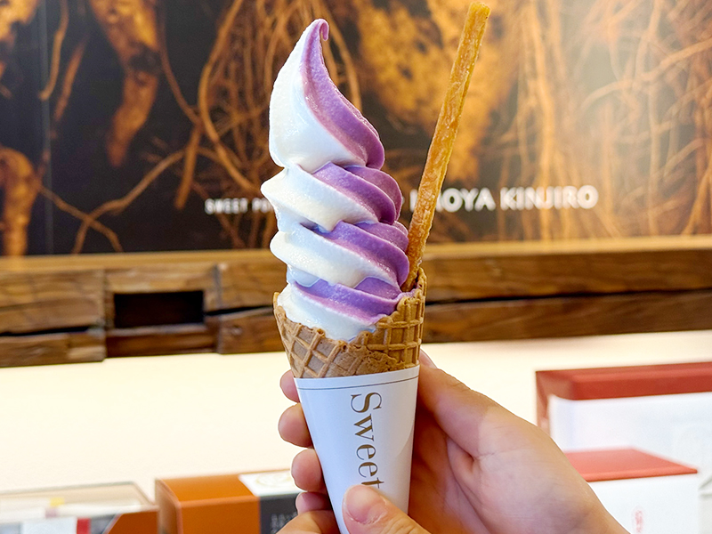 芋屋金次郎（イモヤキンジロウ）福岡店／いも屋のソフト