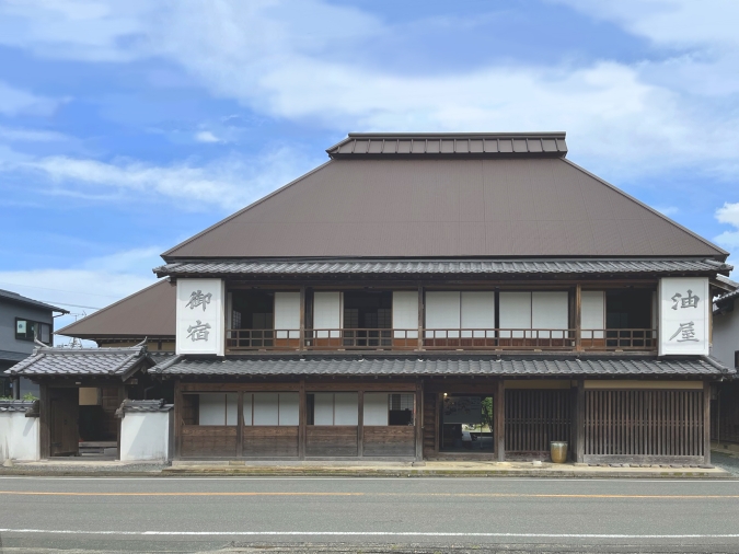 旧松崎宿旅籠油屋カフェ　外観