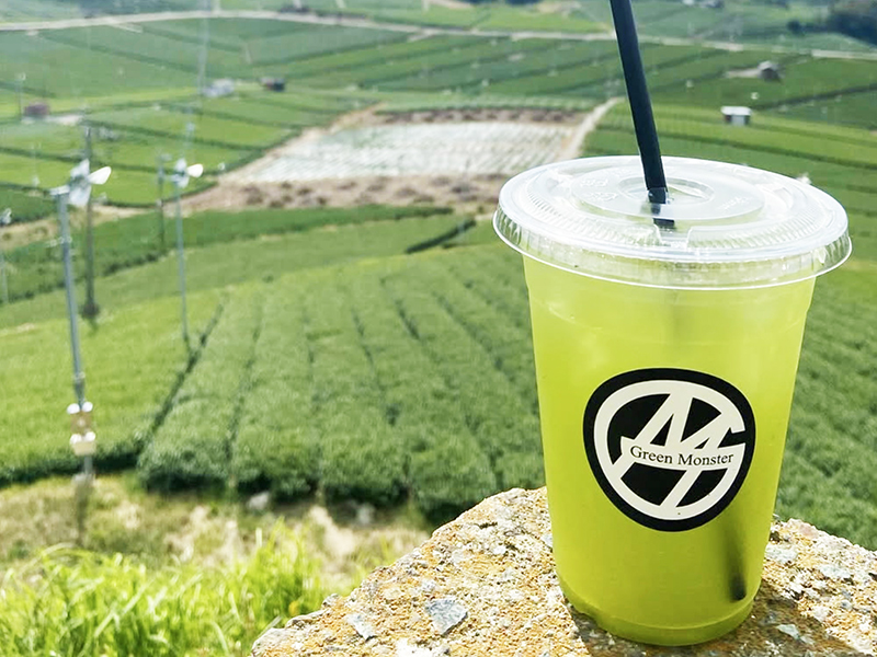 八女大茶園cafe Green Monster　ドリンク