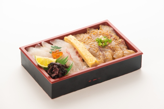 大丸福岡天神店 京都展 佐近 天然鯛昆布〆胡麻和え弁当